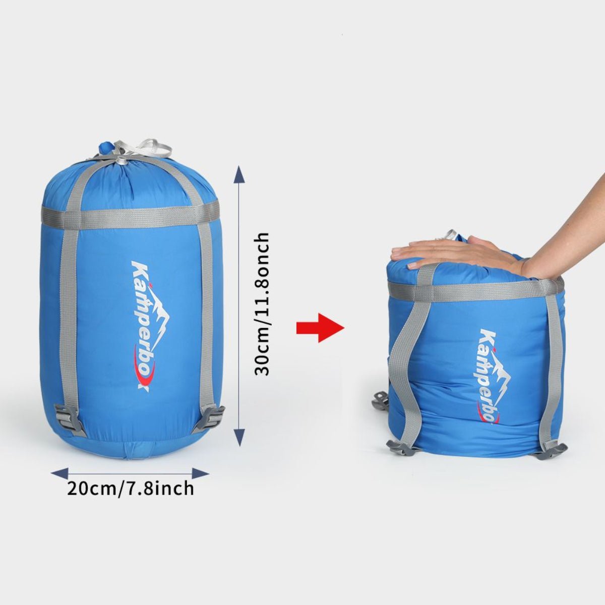 Kamperbox 3-Season Camping Sleeping Bag - Lightweight Outdoor Sleep System — bags, detail