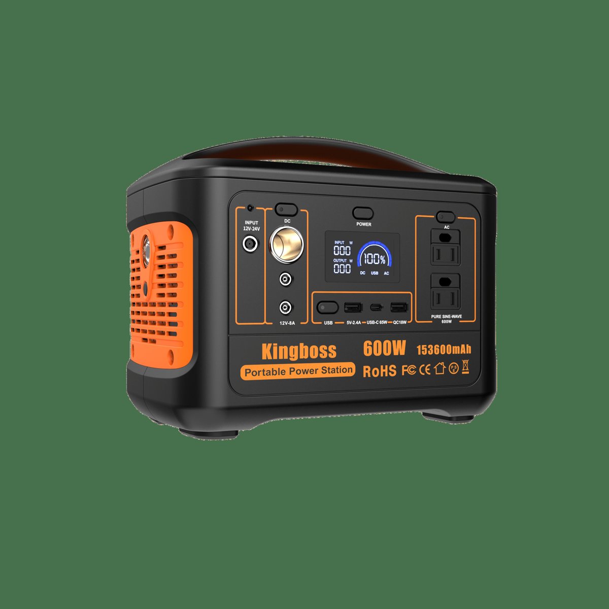 Kingboss 600W Portable Solar Generator – 568Wh Lithium Power Station — stations, view 11