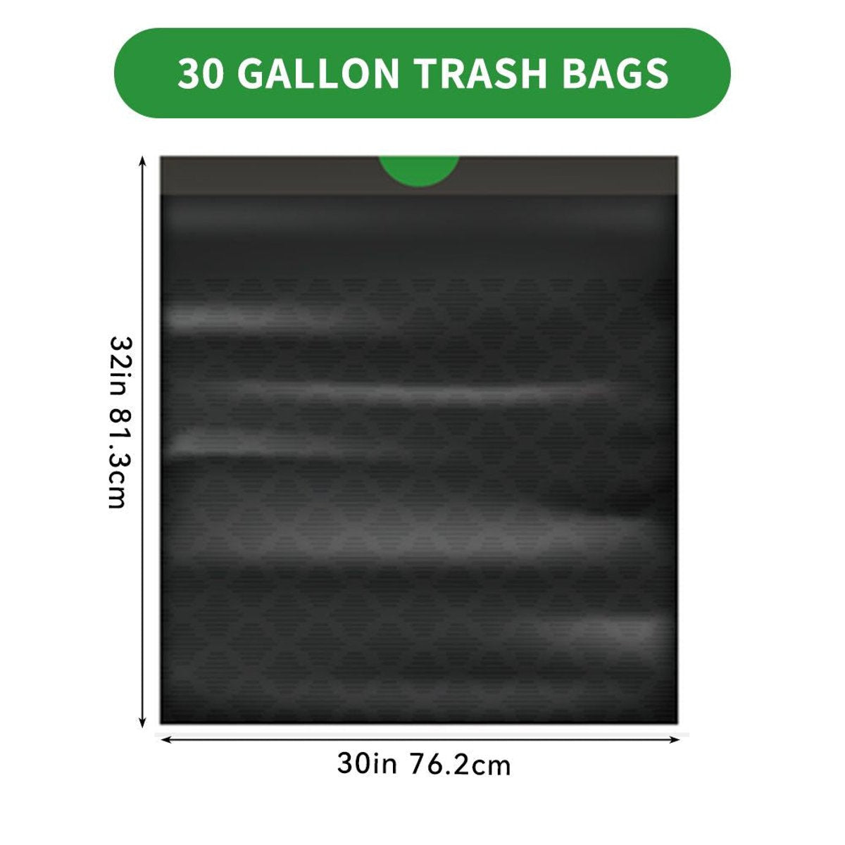 Scotts 30-Gallon Drawstring Garbage Bags - 36-Count, Non-Rip, Leak-Resistant —, view 8