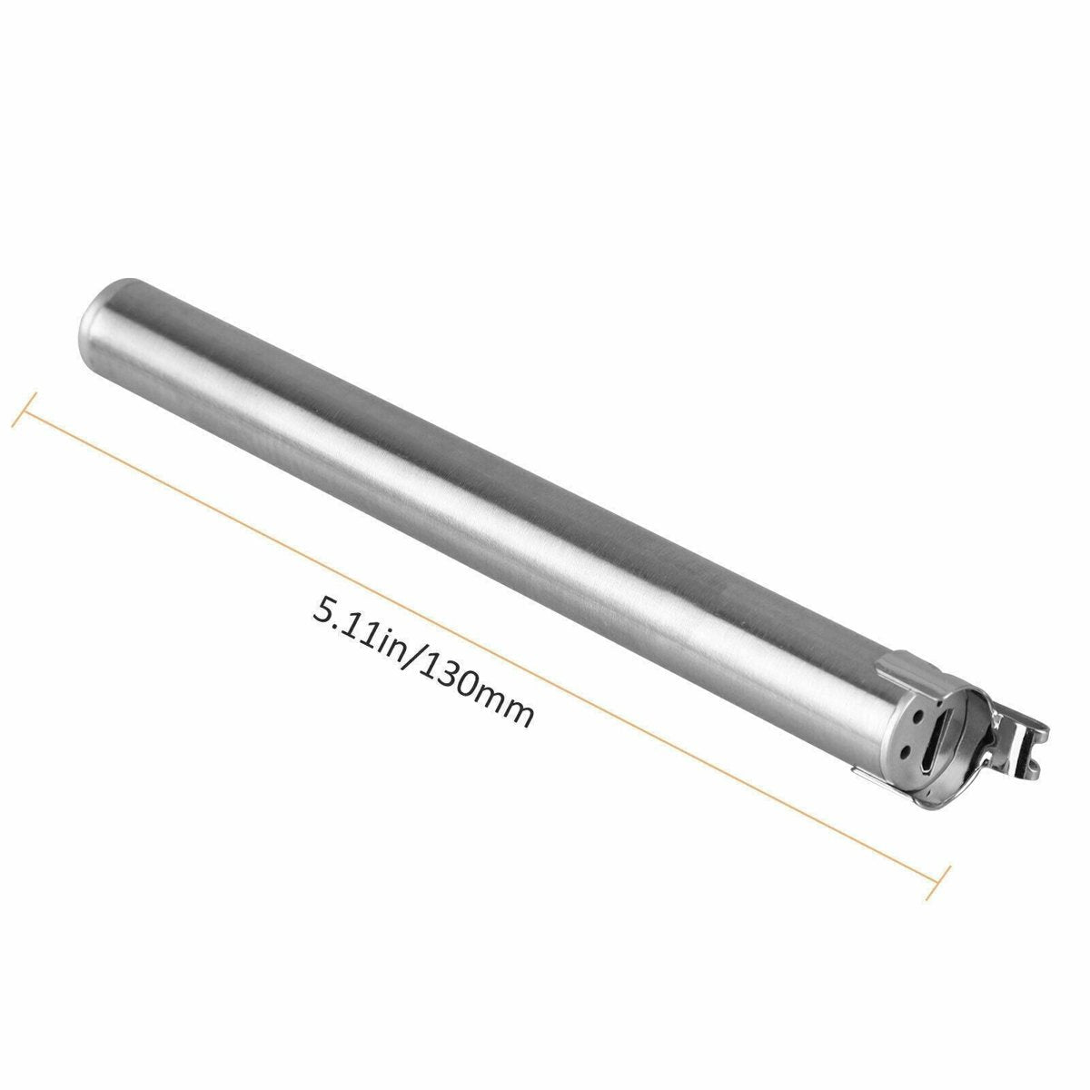 USB Rechargeable Stainless Steel Pen Flashlight (5 in) — flashlights, view 8