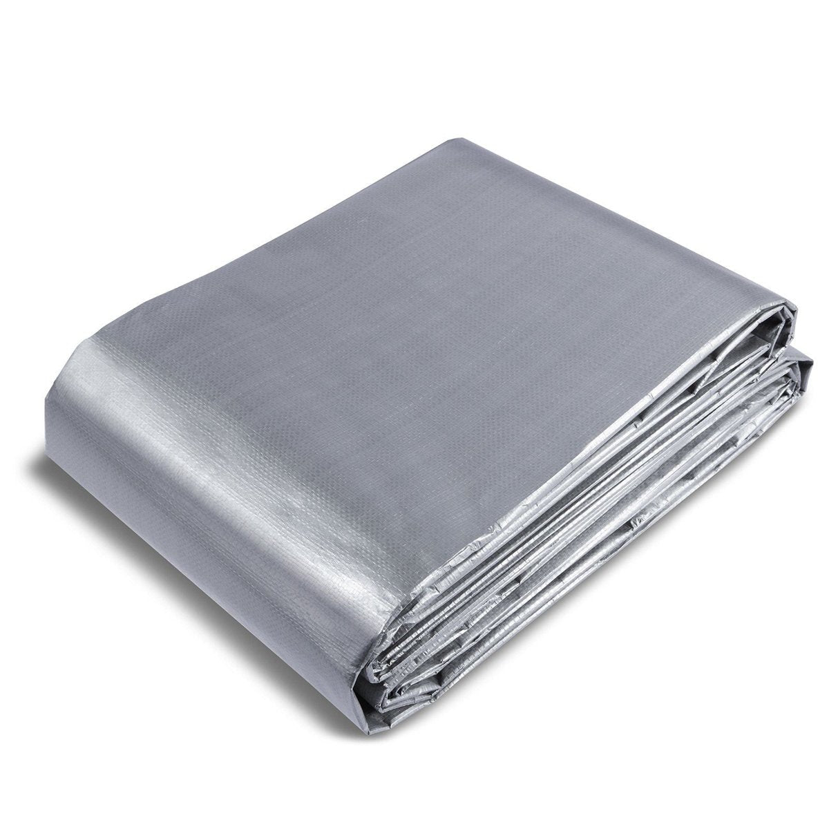 VEVOR 10-Mil Waterproof Tarp - 16' x 20', UV-Resistant Poly w/ Metal Grommets — tarps, view 10