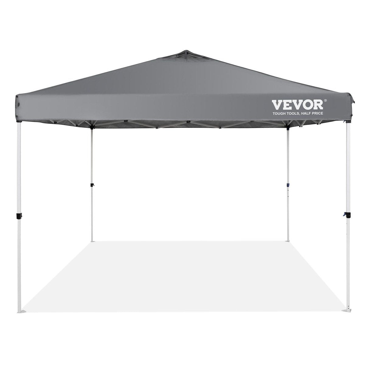 VEVOR 10'×10' Pop-Up Canopy Tent - UPF 50+, CPAI-84, Wheeled Bag & Sandbags — canopies, view 7