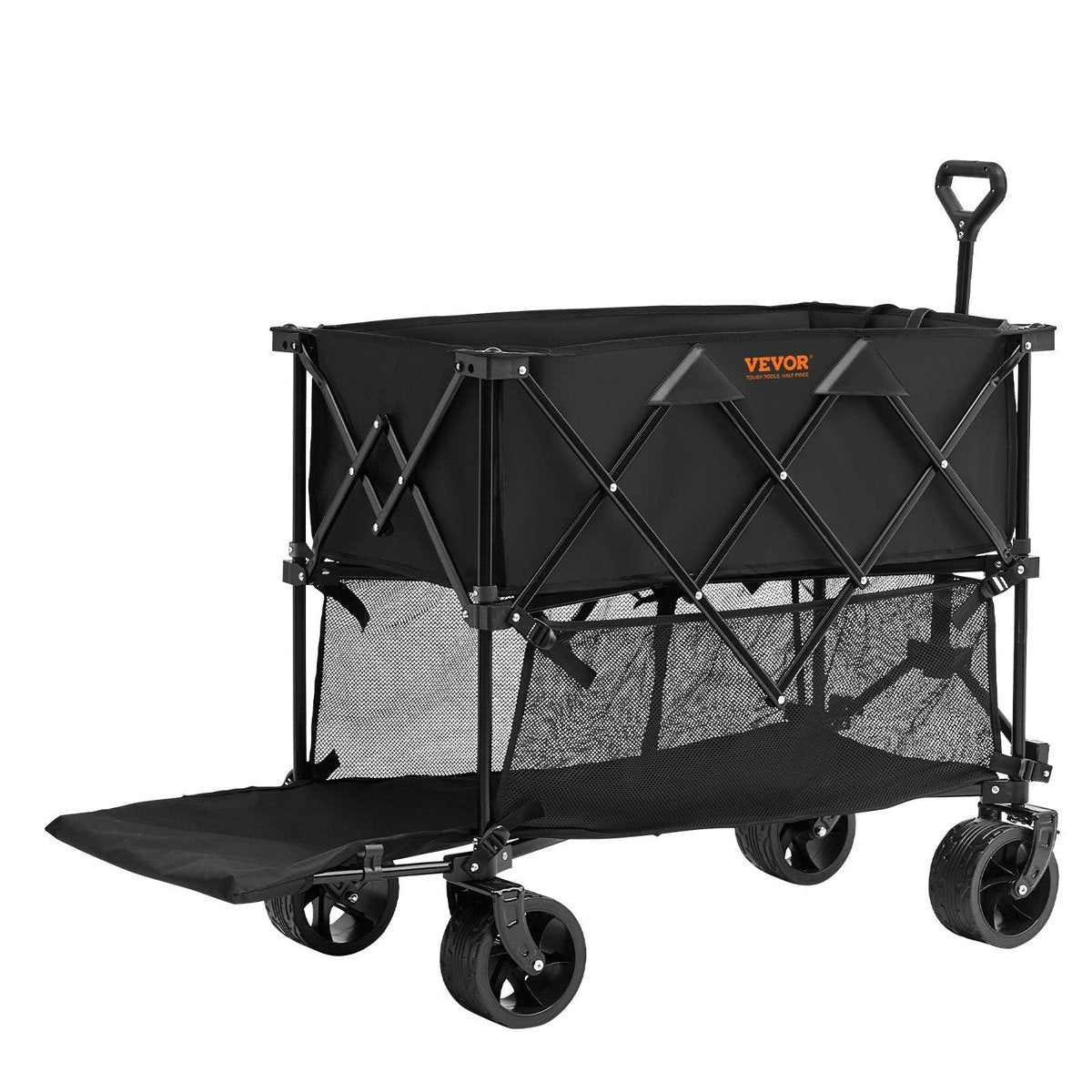VEVOR Double Decker Collapsible Wagon – 400L Capacity, All-Terrain Wheels — camp furniture, view 10