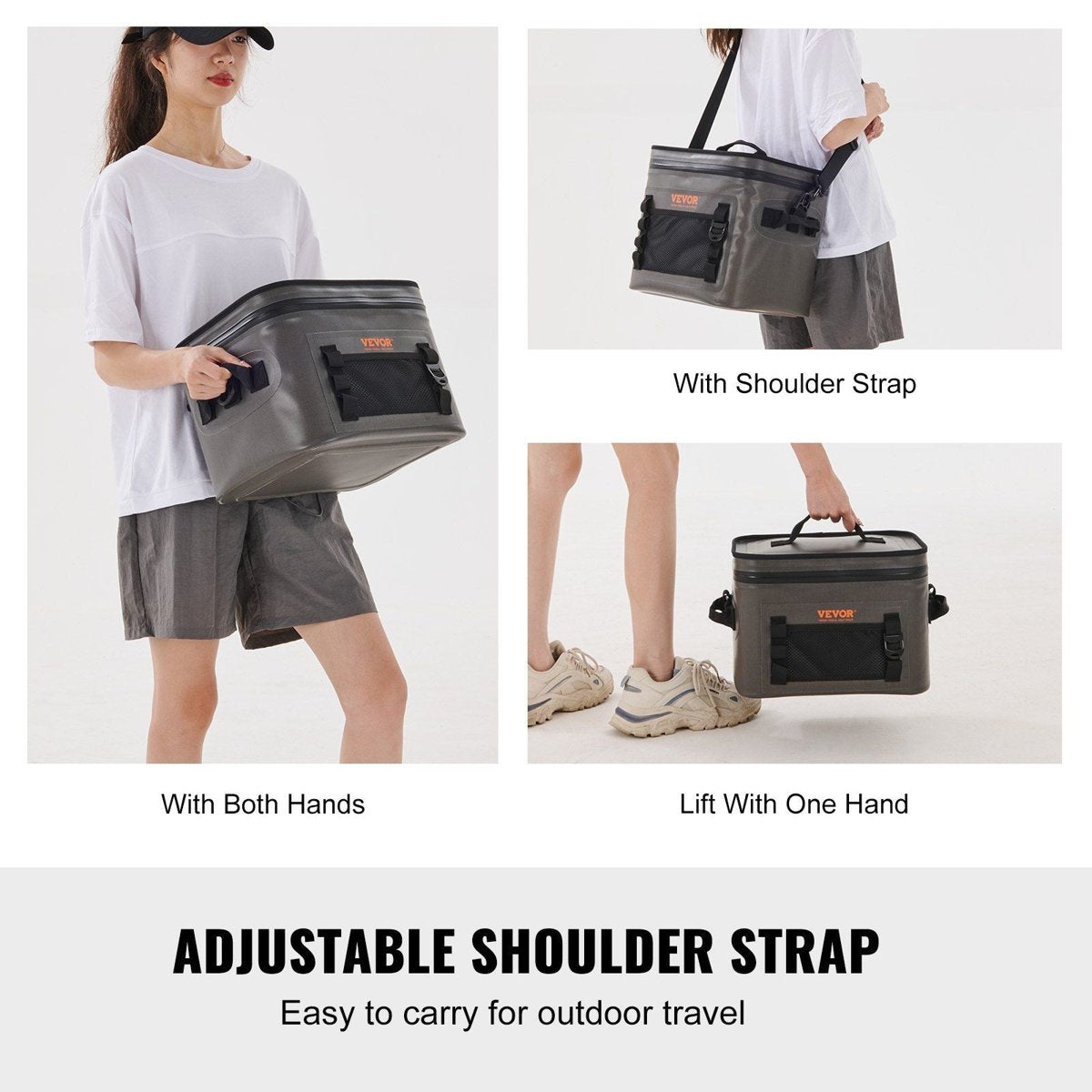 VEVOR Soft Cooler Bag – 24 Can Capacity, Leakproof & Insulated — coolers