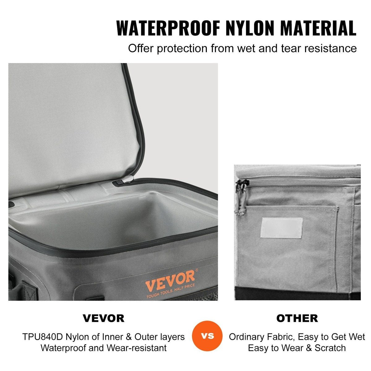 VEVOR Soft Cooler Bag – 24 Can Capacity, Leakproof & Insulated — coolers, lifestyle