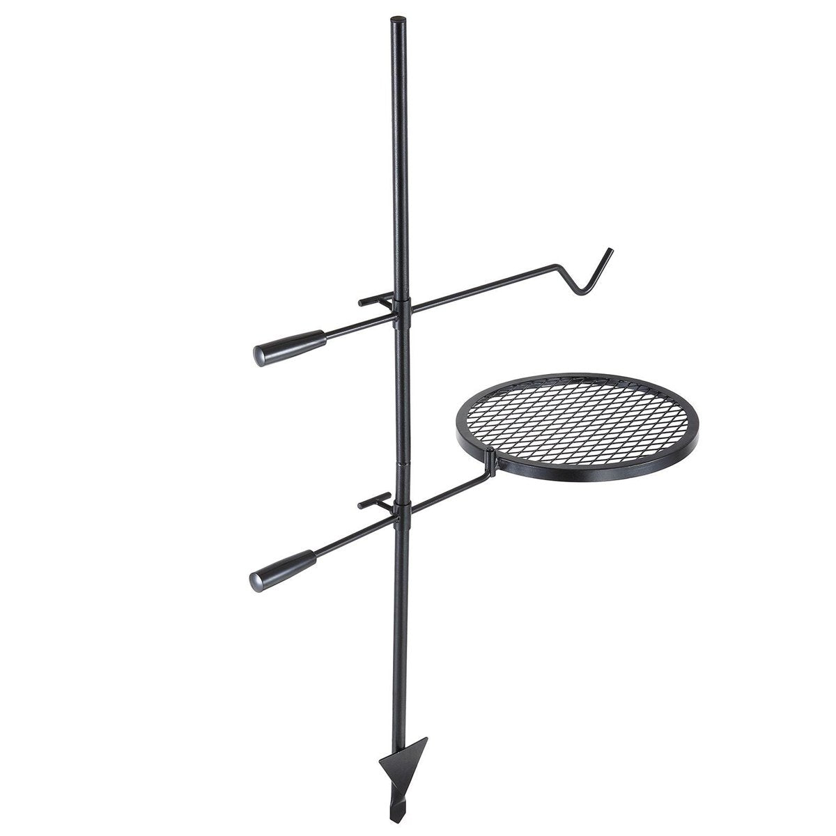 VEVOR Swivel Campfire Grill - 14" Grate, Height-Adjustable, Portable w/ Bag — camping cookware & dinnerware, view 9