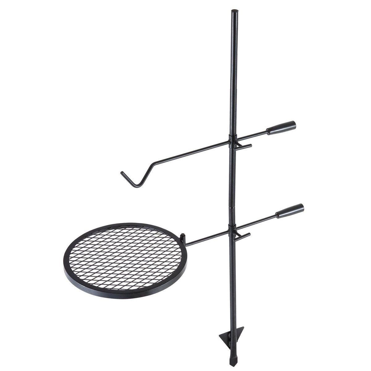 VEVOR Swivel Campfire Grill - 14" Grate, Height-Adjustable, Portable w/ Bag — camping cookware & dinnerware, view 10