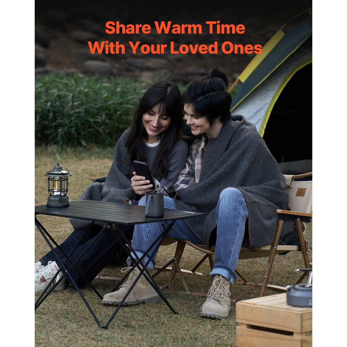 Wool Camping Blanket – 64" x 88" Heavy-Duty Outdoor Warmth | Trailblazer Gear — blankets, detail